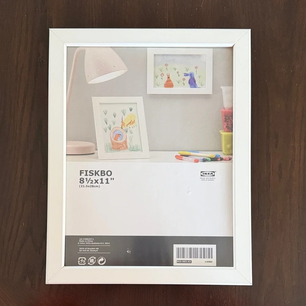 IKEA White Picture Frame Collection - Set of 5